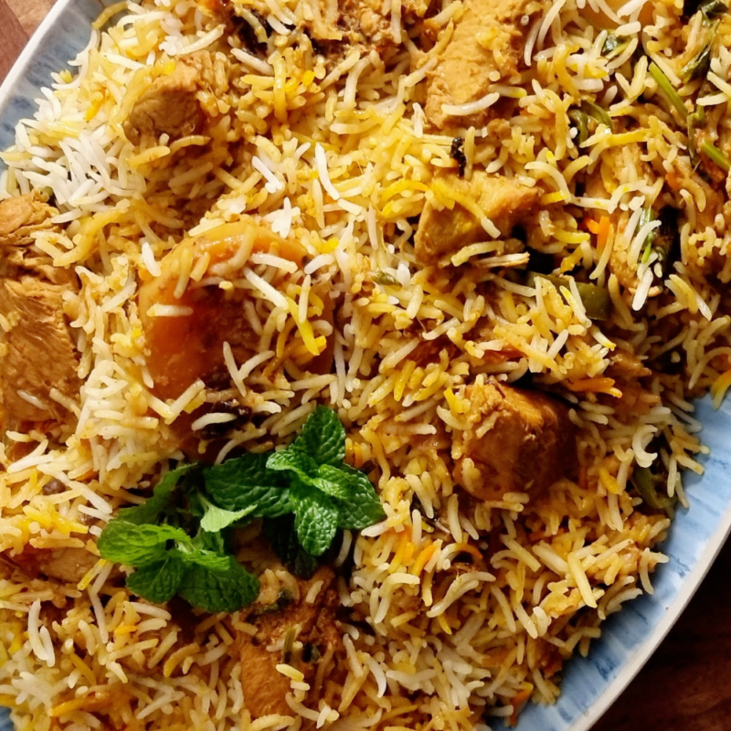 Boneless Chicken Biryani - Sugar Spice & More