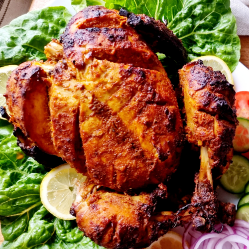 Tandoori Chicken Roast - Sugar Spice & More