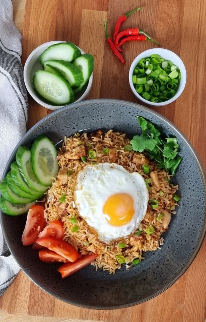 Nasi Goreng  serving suggestion