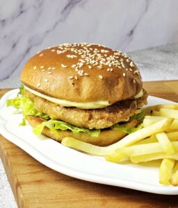 Homemade McChicken Burger