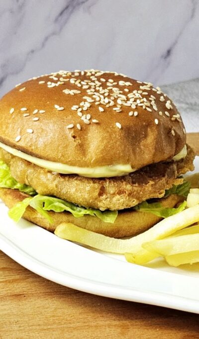 Homemade McChicken Burger