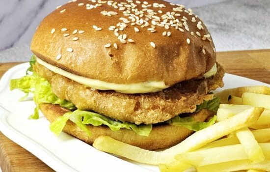 Homemade McChicken Burger