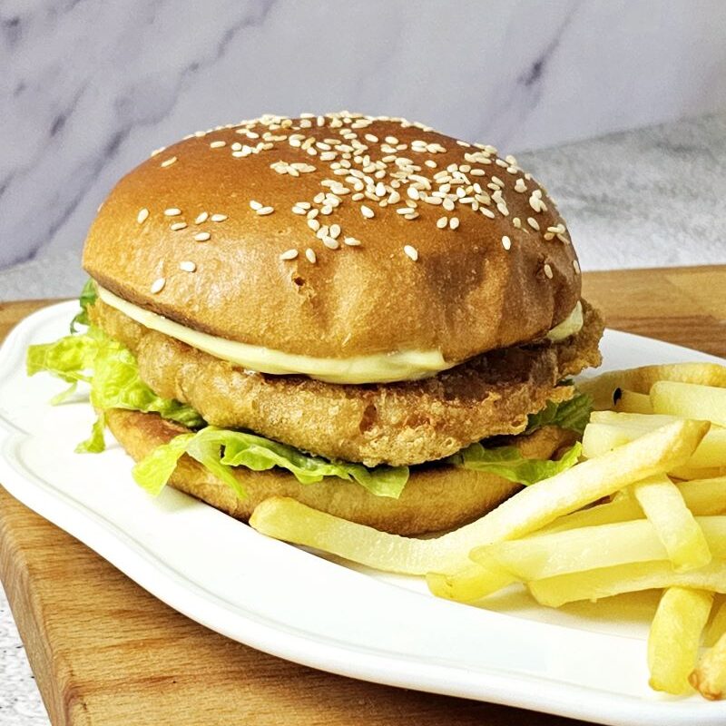 Homemade McChicken Burger